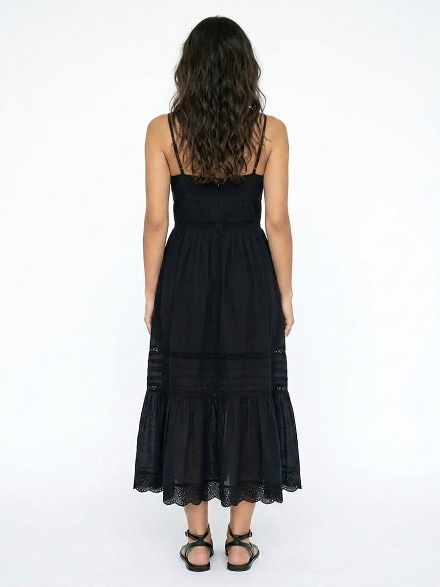 CELINA - PINTUCK MIDI DRESS