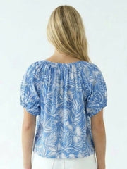 EVY - PRINTED VOILE BLOUSE