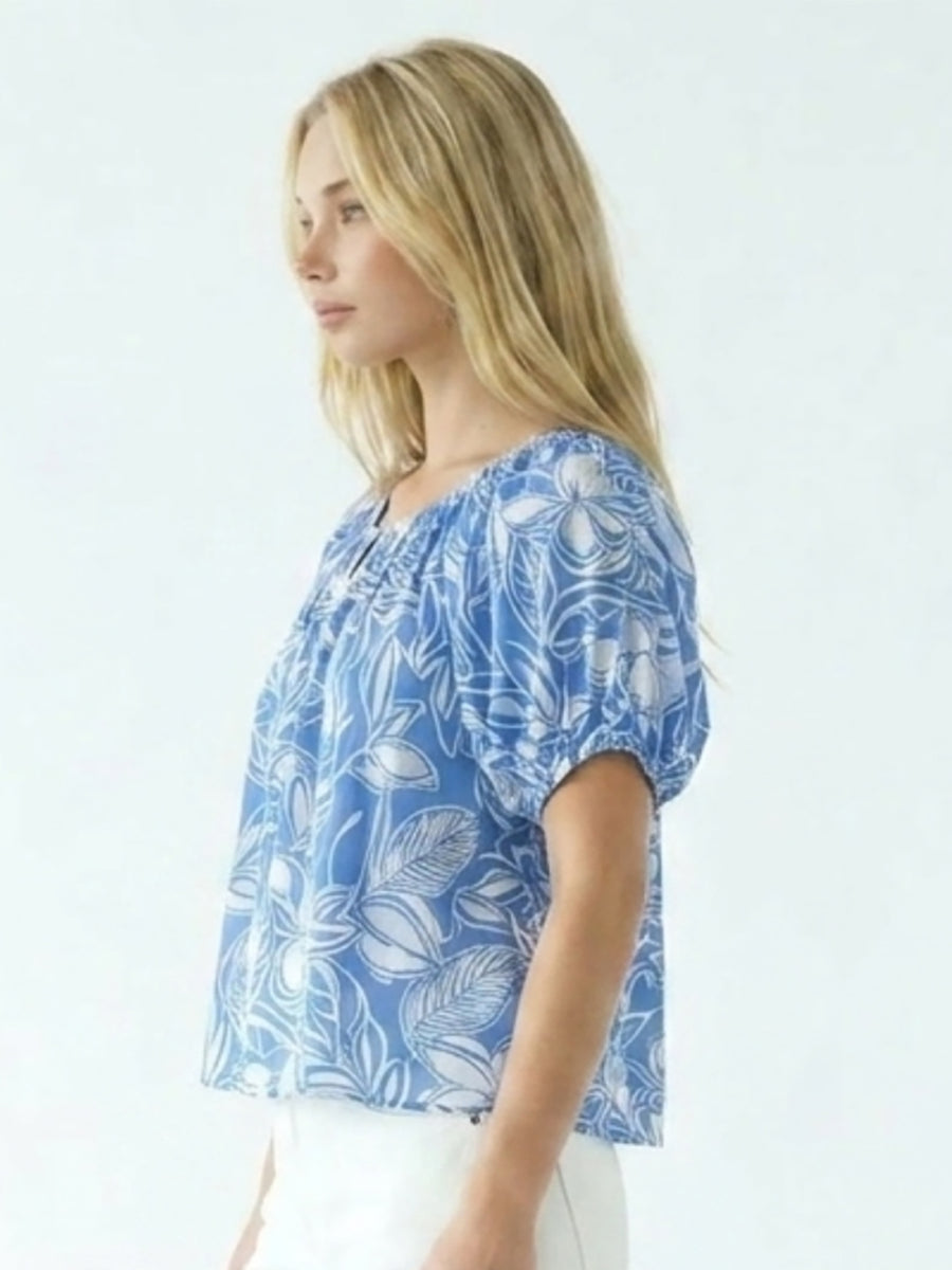 EVY - PRINTED VOILE BLOUSE