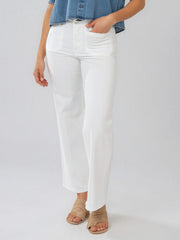 SASHA - HIGH RISE WIDE LEG CROP MODERNIST POCKET