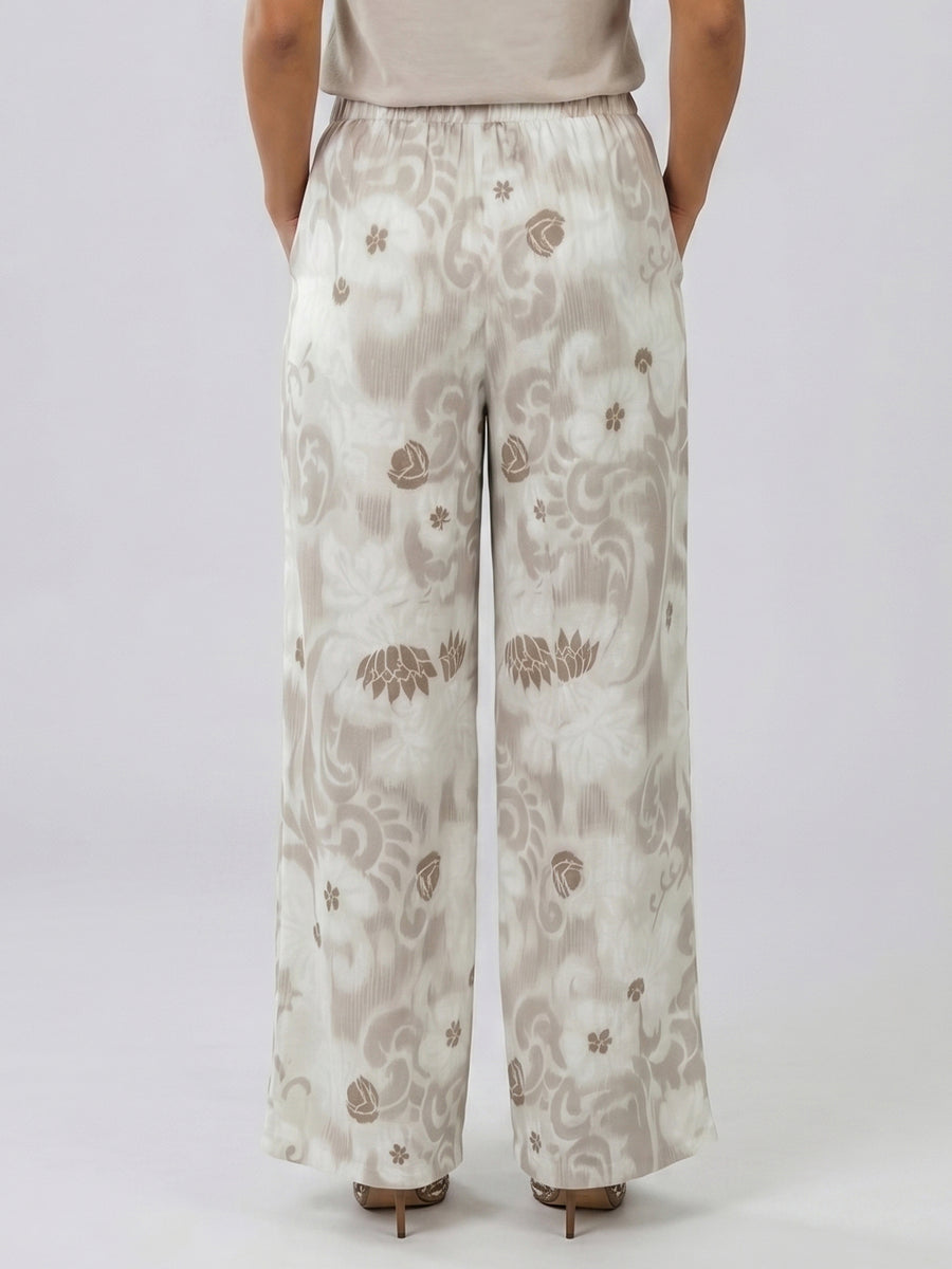 SILVIA  –  PULL ON SATIN PANT