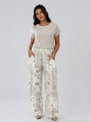 SILVIA  –  PULL ON SATIN PANT