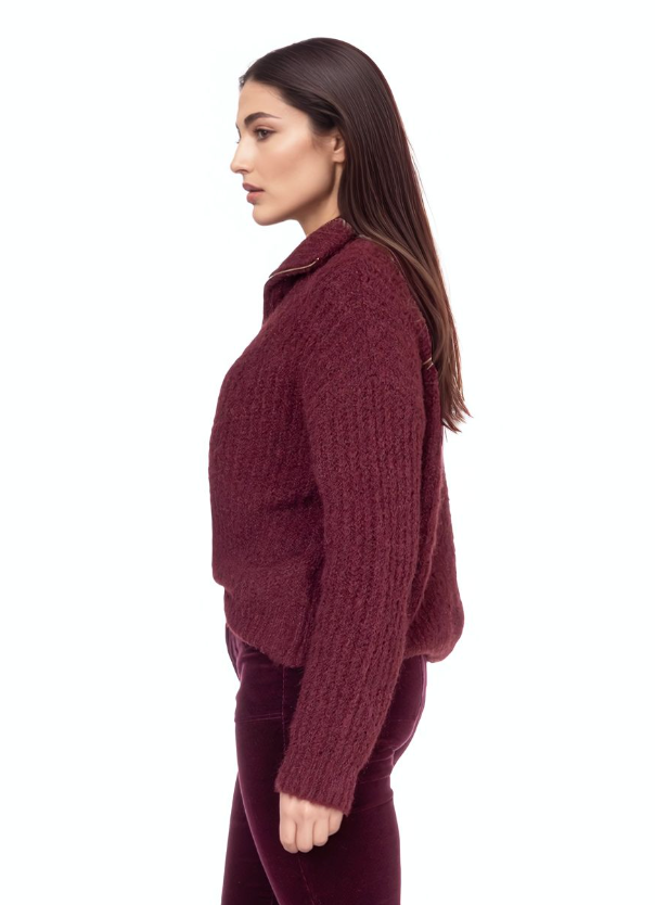 ELEANOR - FANCY 1/4 ZIP SWEATER