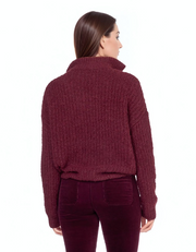 ELEANOR - FANCY 1/4 ZIP SWEATER