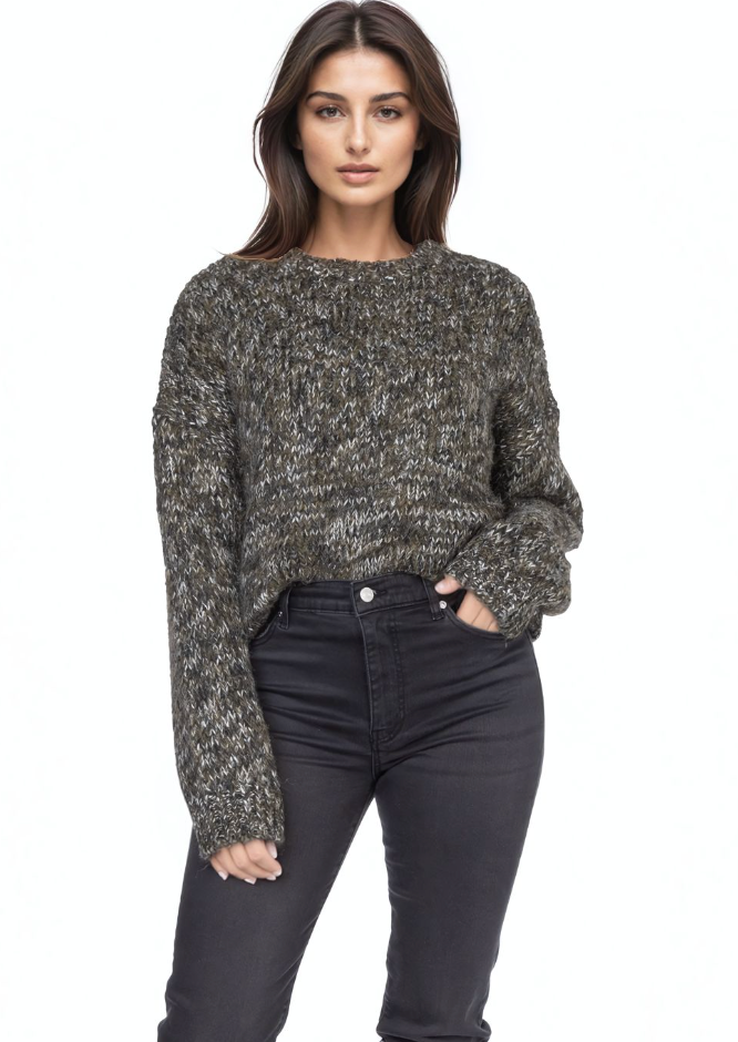 LINDSAY - CREWNECK FANCY SWEATER