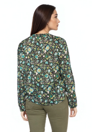 CALLA - JACQUARD PRINTED BLOUSE