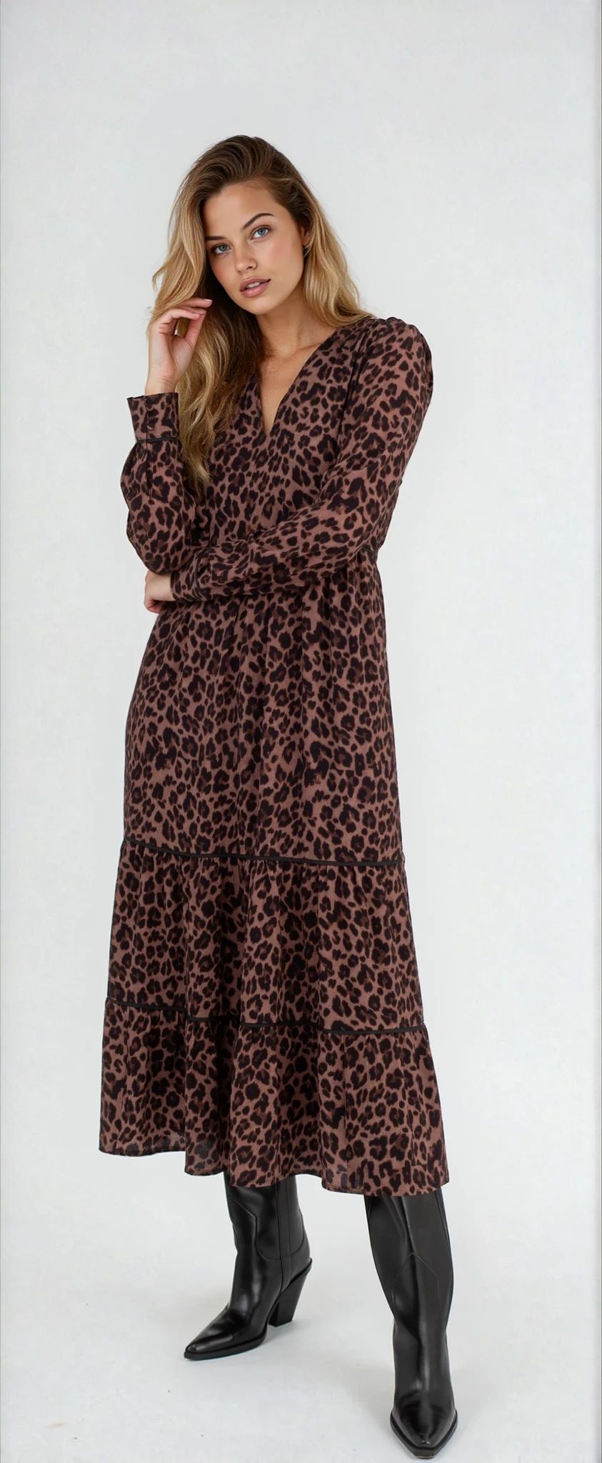 MARY BETH - TIERED MAXI DRESS