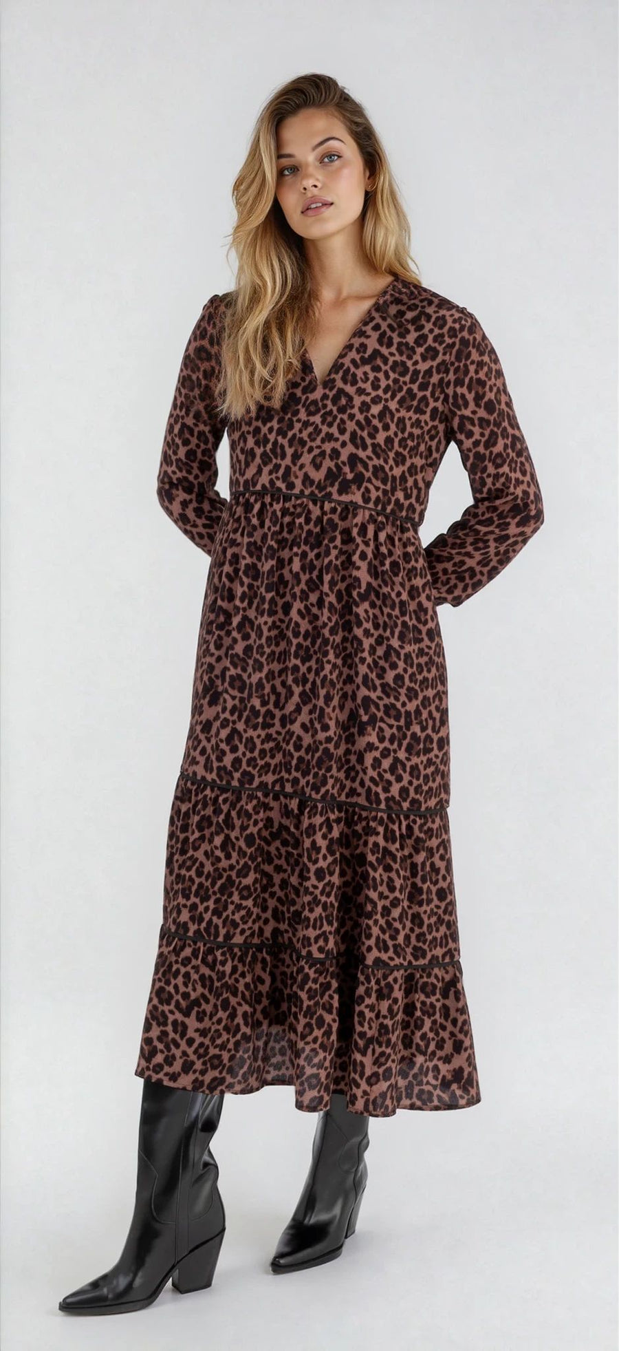 MARY BETH - TIERED MAXI DRESS