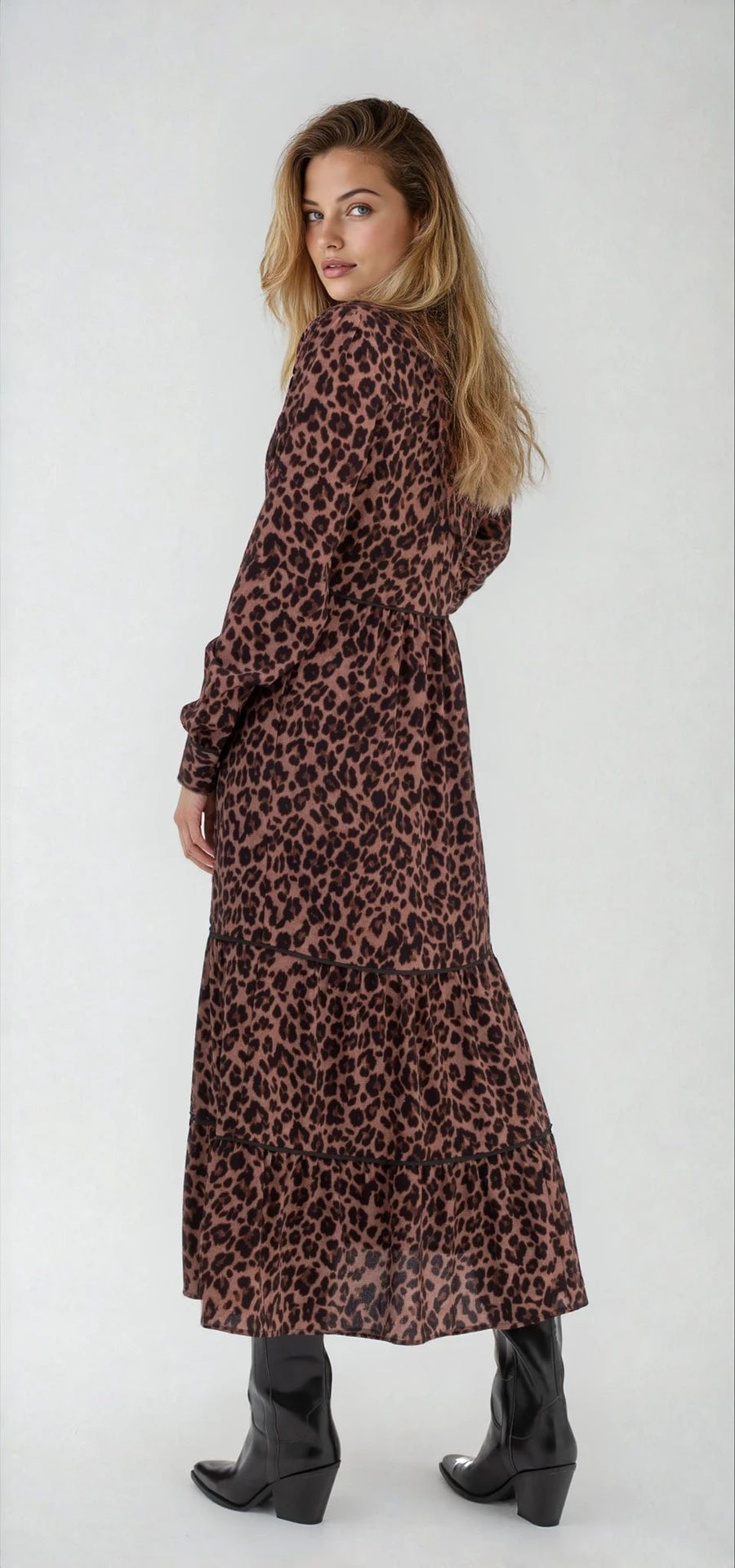 MARY BETH - TIERED MAXI DRESS