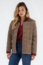 ANDI - QUILTED COLLARLESS JACKET